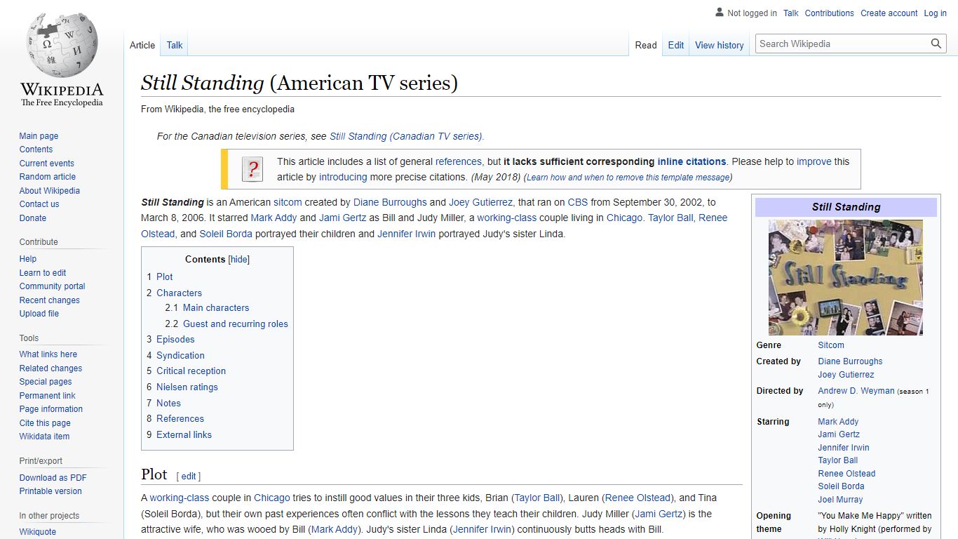 Still Standing (American TV series) - Wikipedia